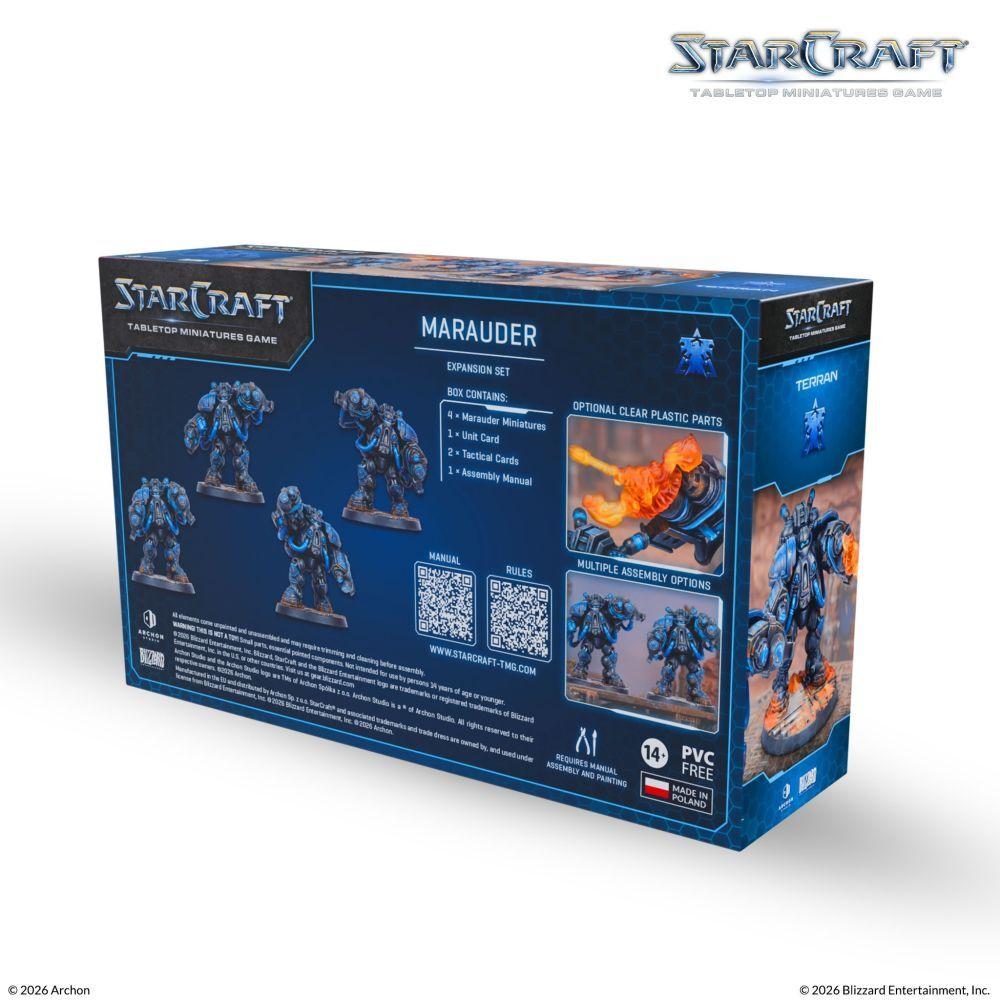[PRE-ORDER] StarCraft Miniatures Game – Terran Marauder Expansion Set