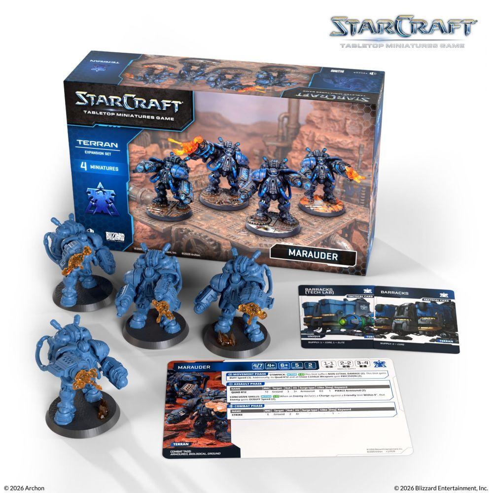 StarCraft Miniatures Game – Terran Marauder Expansion Set