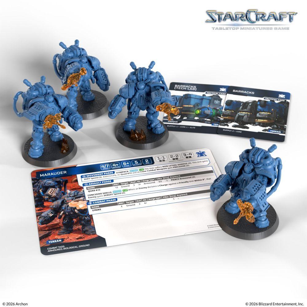 StarCraft Miniatures Game – Terran Marauder Expansion Set