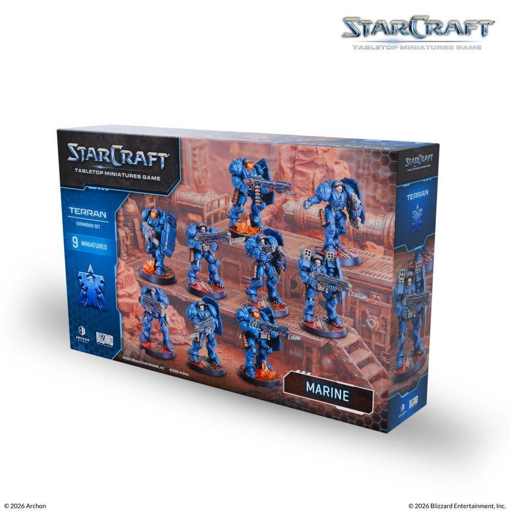 [PRE-ORDER] StarCraft Miniatures Game – Terran Marine Expansion Set