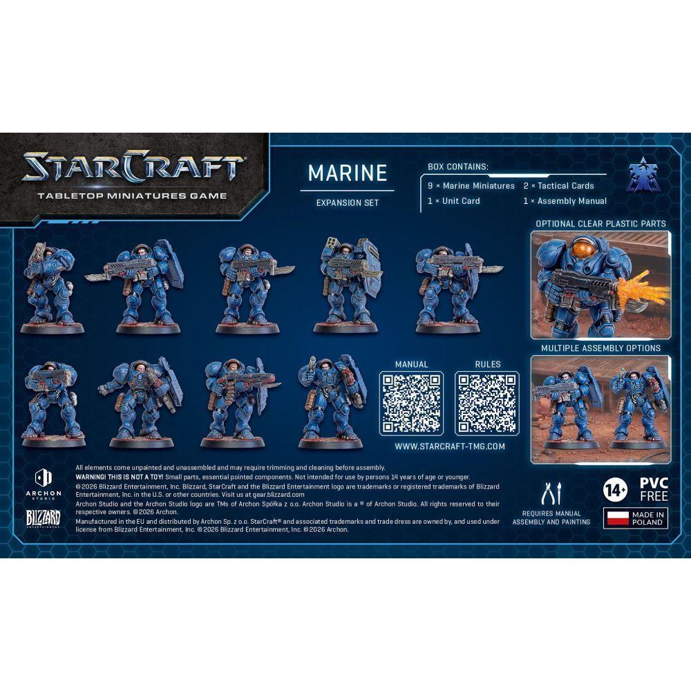StarCraft Miniatures Game – Terran Marine Expansion Set