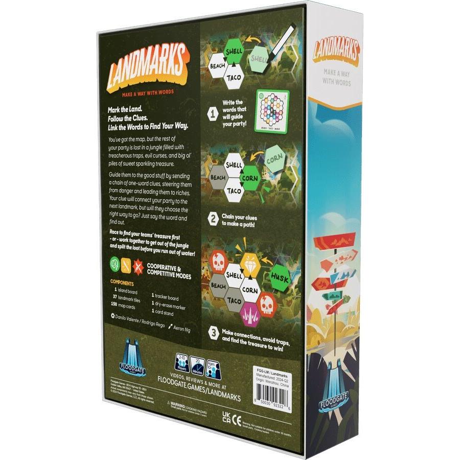 Landmarks Board Game – Cooperative Word Adventure Party Game