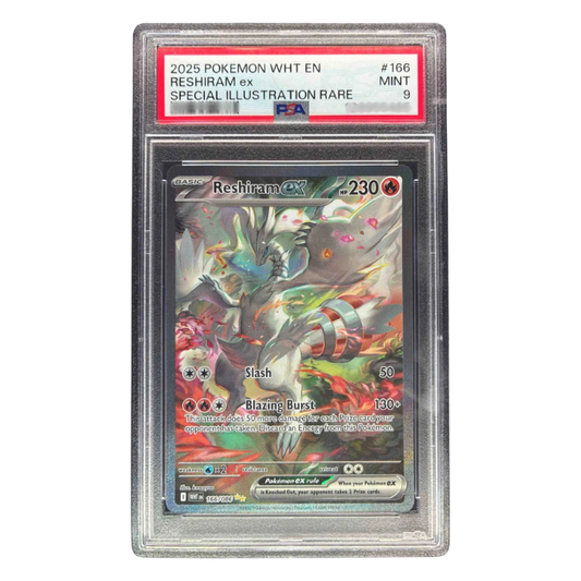 PSA 9 Reshiram ex - 166/086 - Special Illustration Rare - White Flare