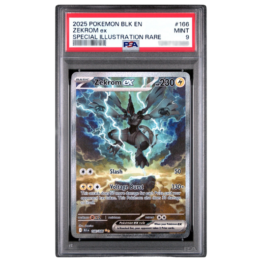 PSA 9 Zekrom ex 166/086 | Black Bolt | Special Illustration Rare Pokemon Card