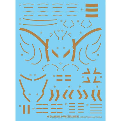 G-Rework HG Xavier's Gyan Hakuji-Packs Water Decal CD-H-GQ05
