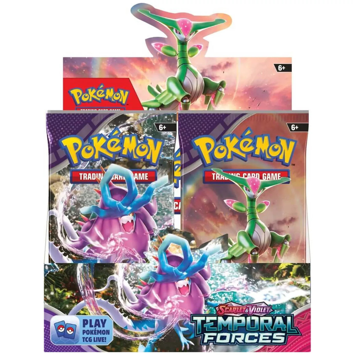 Pokemon TCG Scarlet & Violet 5 Temporal Forces Booster Box (Sealed - Case)