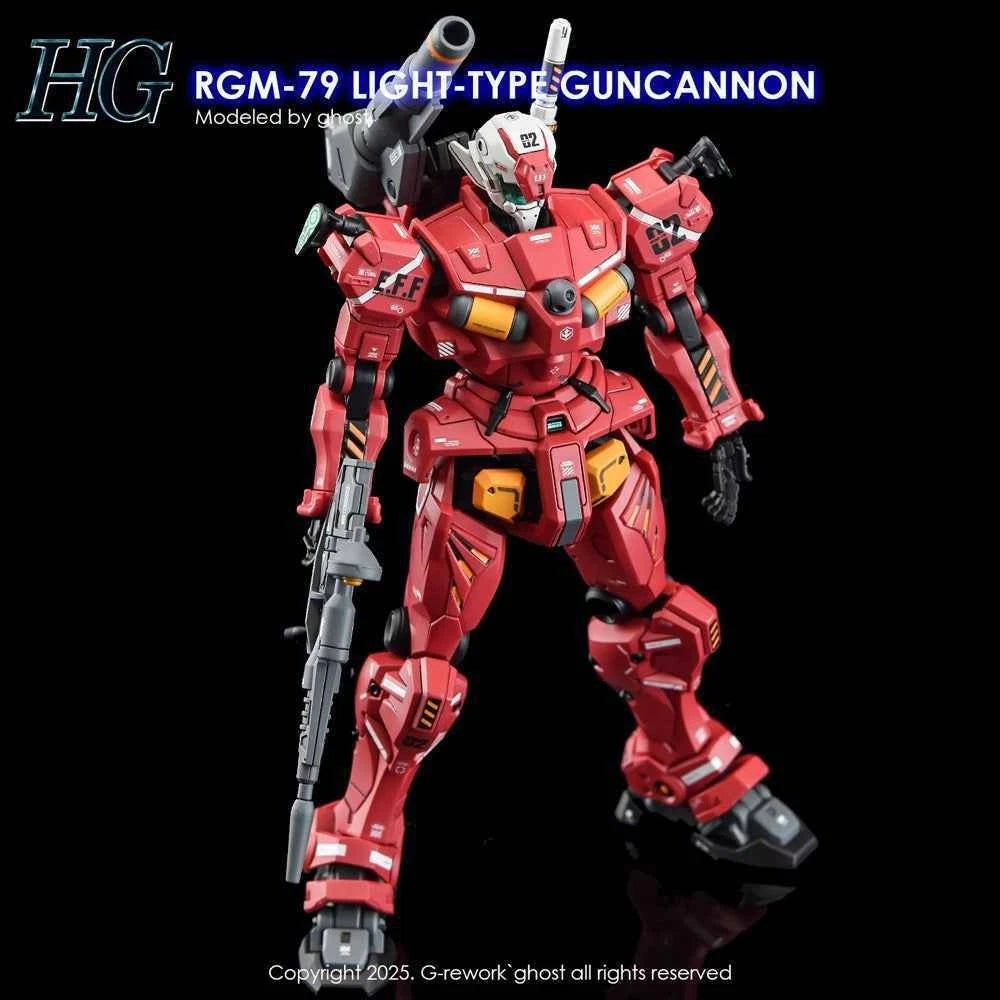 G-rework CUSTOM DECAL [HG] [GQX] SAYLA LIGH-TYPE GUNCANNON