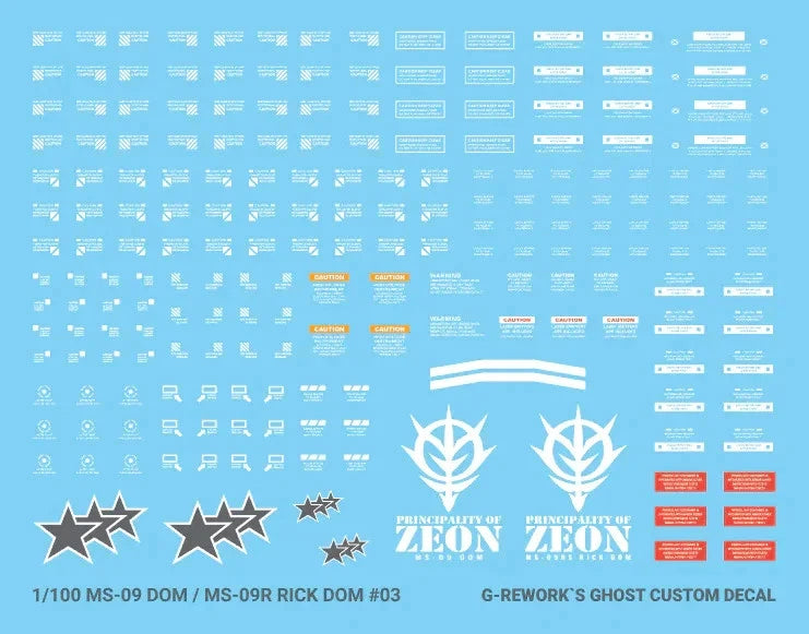 [G-REWORK DECALS] HG] [GQX] RICK DOM