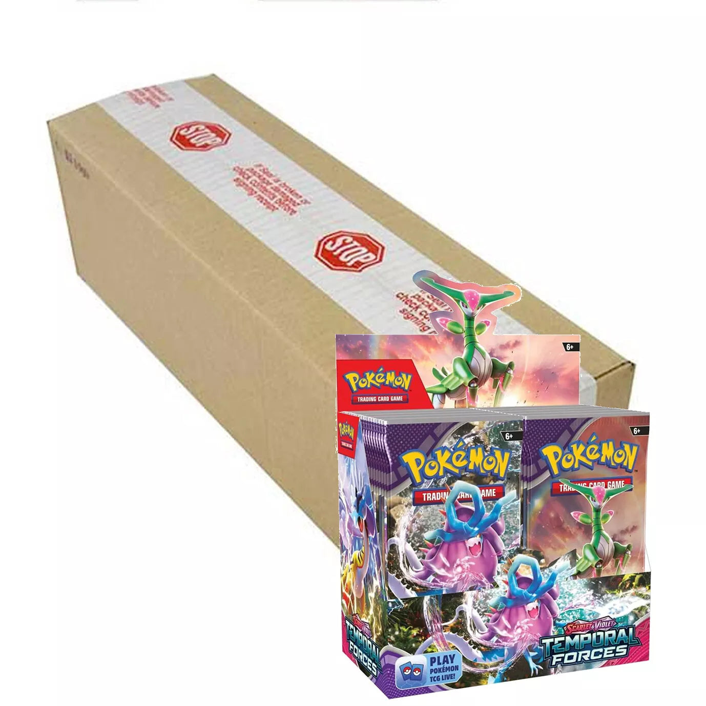 Pokemon TCG Scarlet & Violet 5 Temporal Forces Booster Box (Sealed - Case)