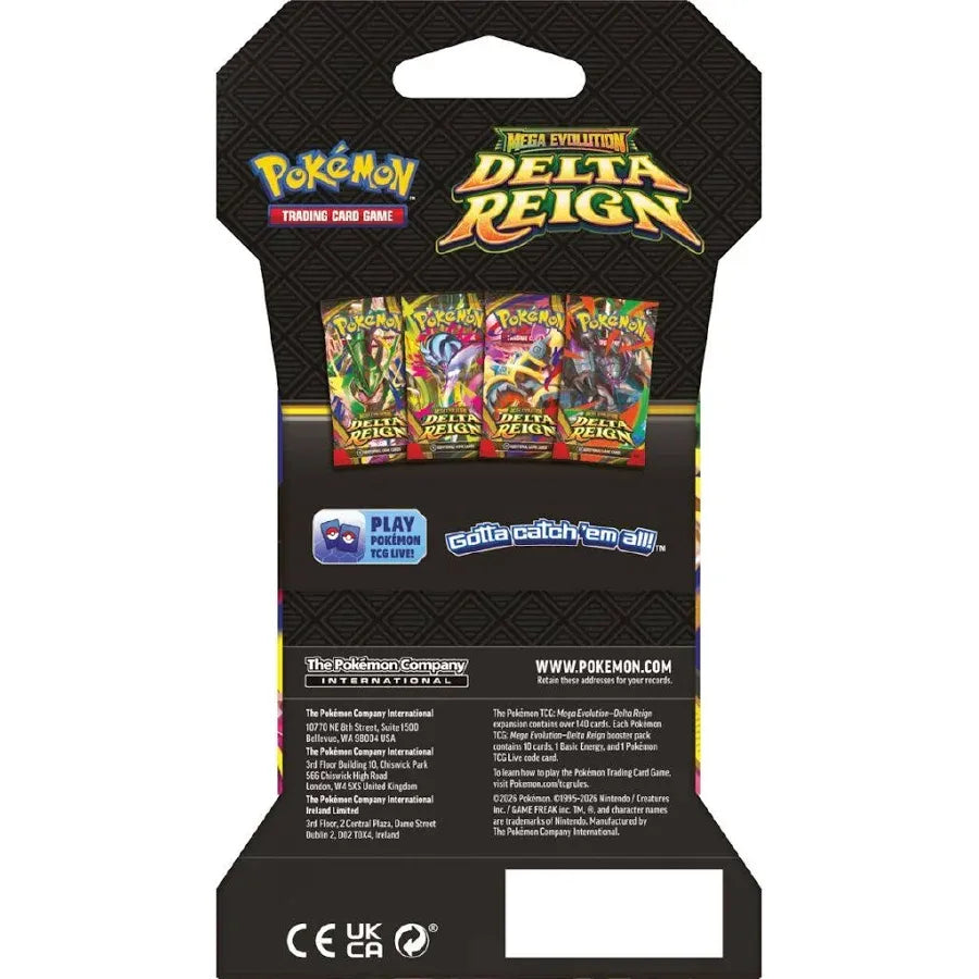Pokemon TCG Mega Evolutions 6 Delta Reign Blisters