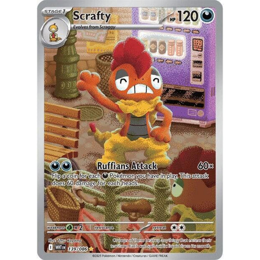 Scrafty (139/86) [White Flare]