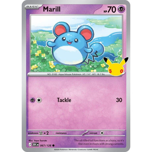 Marill - 067/128 Common ME:30th Anniversary