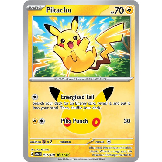 Pikachu - 037/128 Pikachu Rare