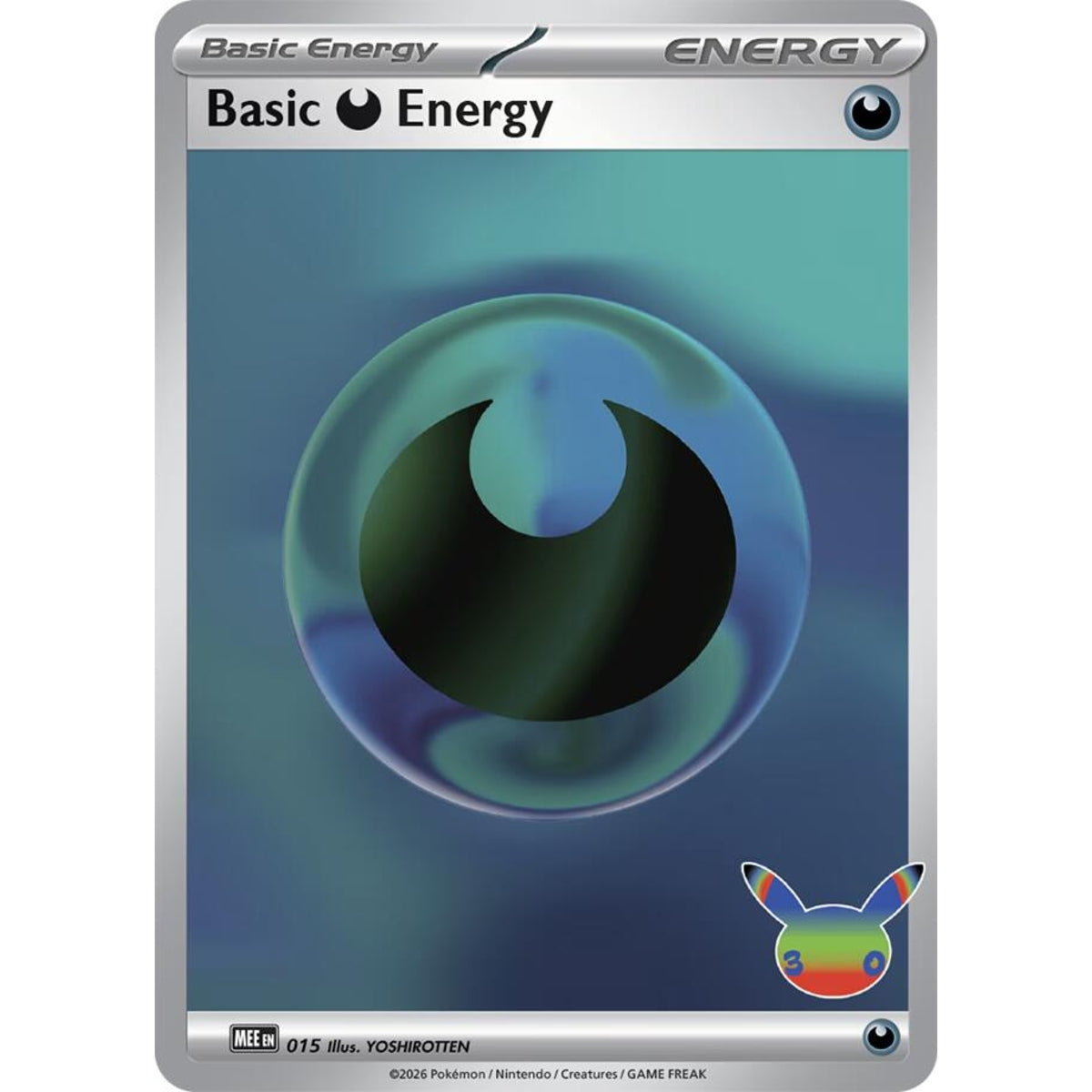 Basic Darkness Energy - 015 Futuristic Rare ME:30th Anniversary