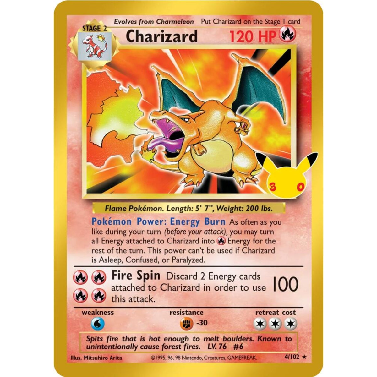 Charizard - 4/102 Classic Collection