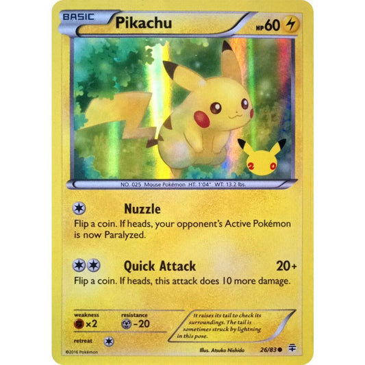 Pikachu - 26/83 (20th Anniversary) [Miscellaneous Cards & Products]