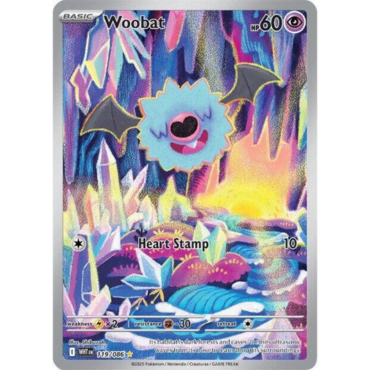 Woobat (119/86) [White Flare]