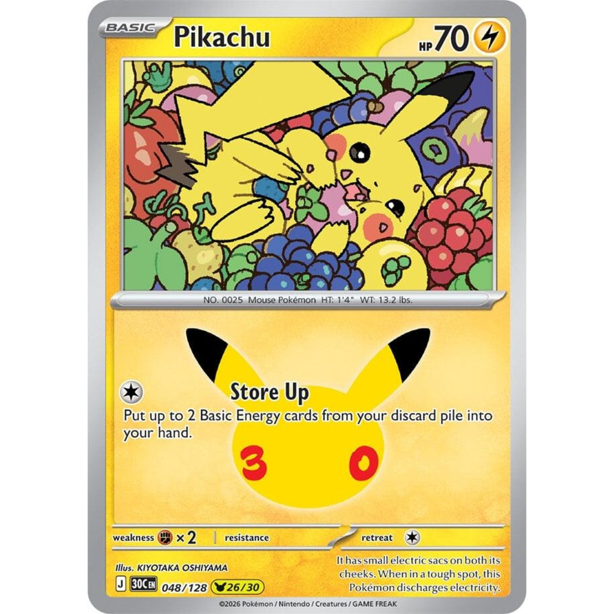 Pikachu - 048/128 Pikachu Rare