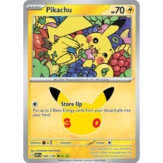 Pikachu - 048/128 Pikachu Rare
