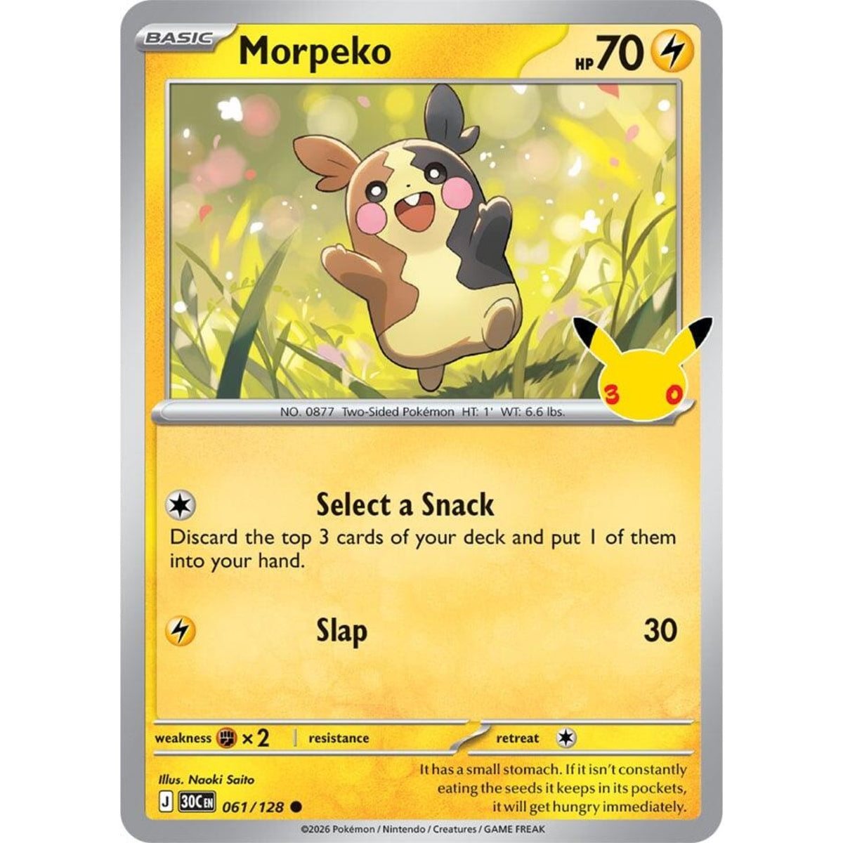 Morpeko - 061/128 Common ME:30th Anniversary