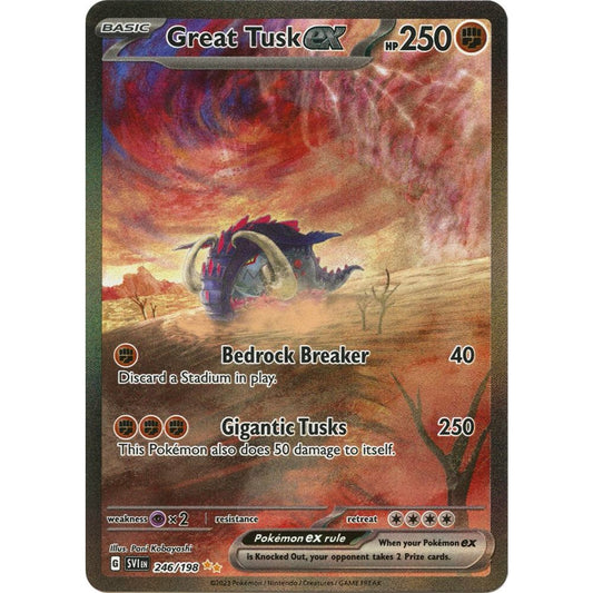 Great Tusk ex (246/198) [Scarlet & Violet]