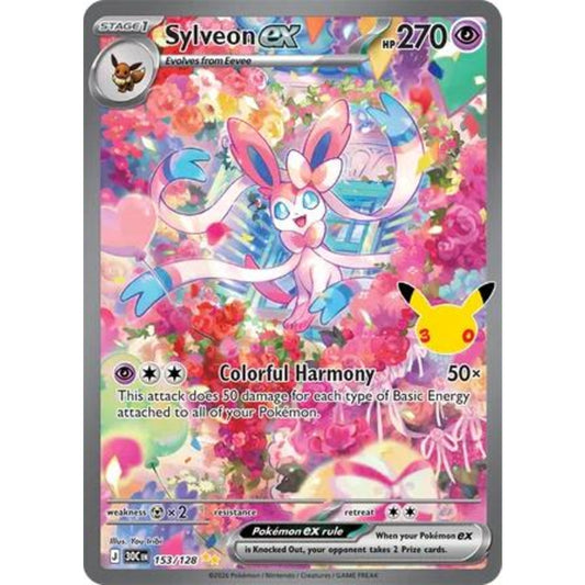 Sylveon ex (153/128) [30th Celebration]