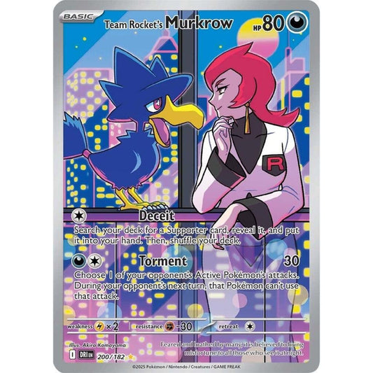 Team Rocket's Murkrow (200/182) [Destined Rivals]