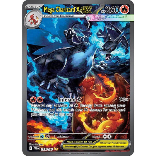 Mega Charizard X ex (125/94) [Phantasmal Flames]
