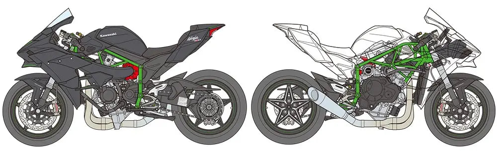 TAMIYA 1/12 KAWASAKI NINJA H2R