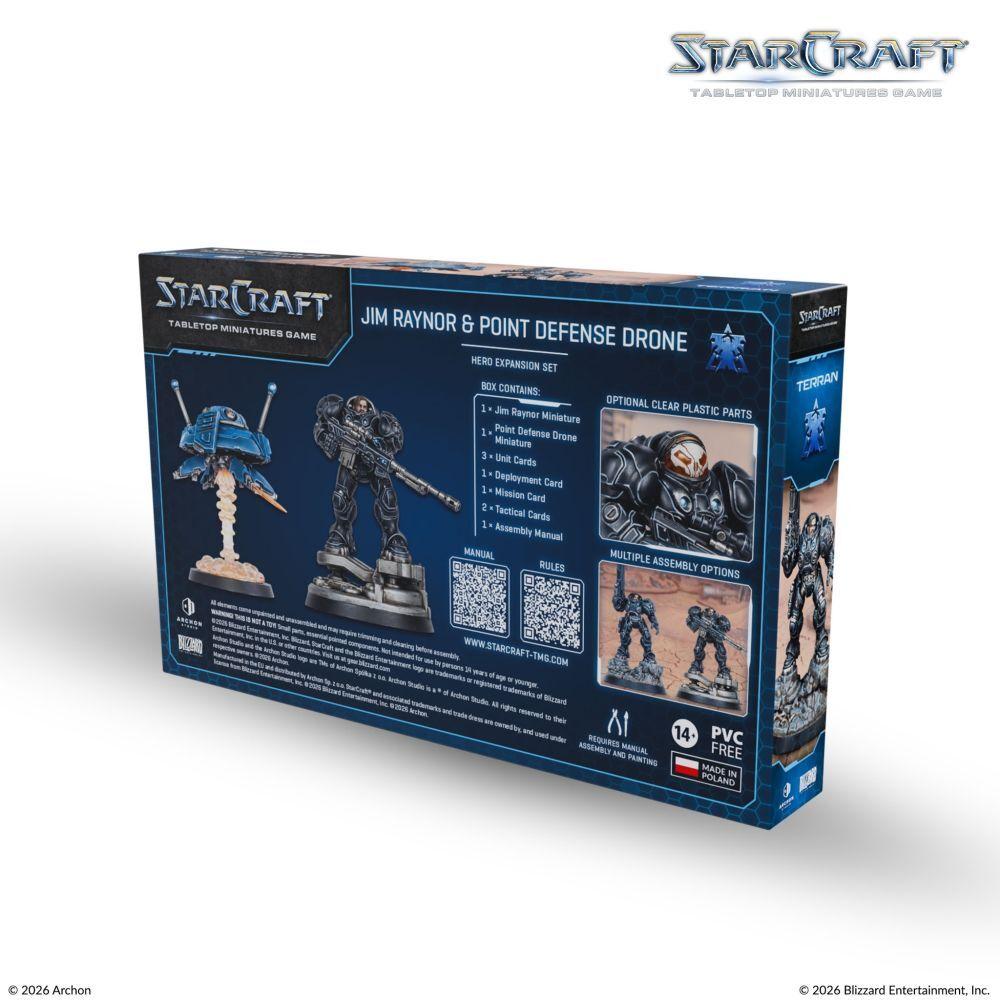 [PRE-ORDER] StarCraft Miniatures Game – Terran Jim Raynor (Raynor’s Raiders) Hero Expansion Set