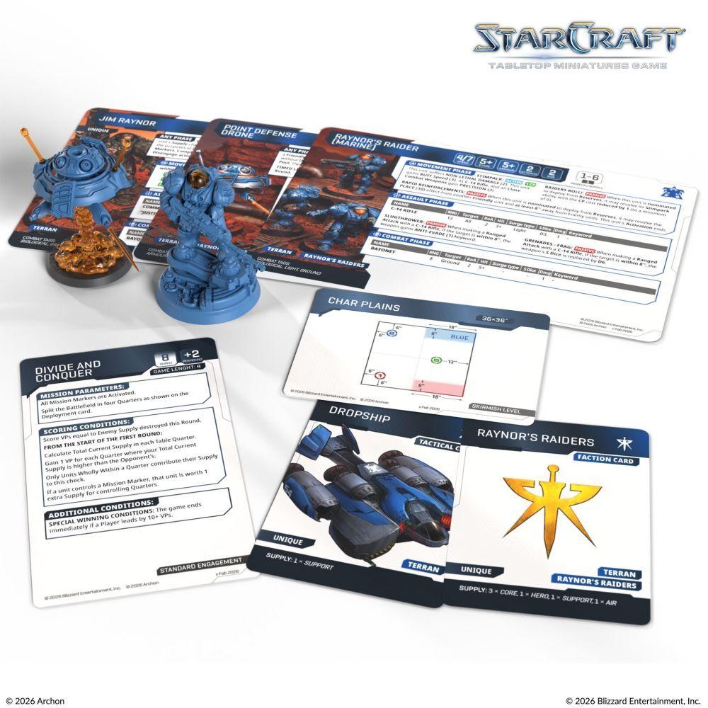 StarCraft Miniatures Game – Terran Jim Raynor (Raynor’s Raiders) Hero Expansion Set