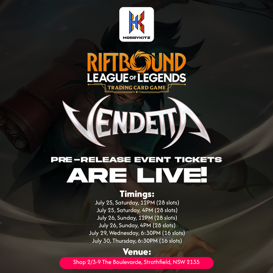 HobbyKitz Riftbound: League of Legends TCG – Pre-Rift Event Kit – Vendetta