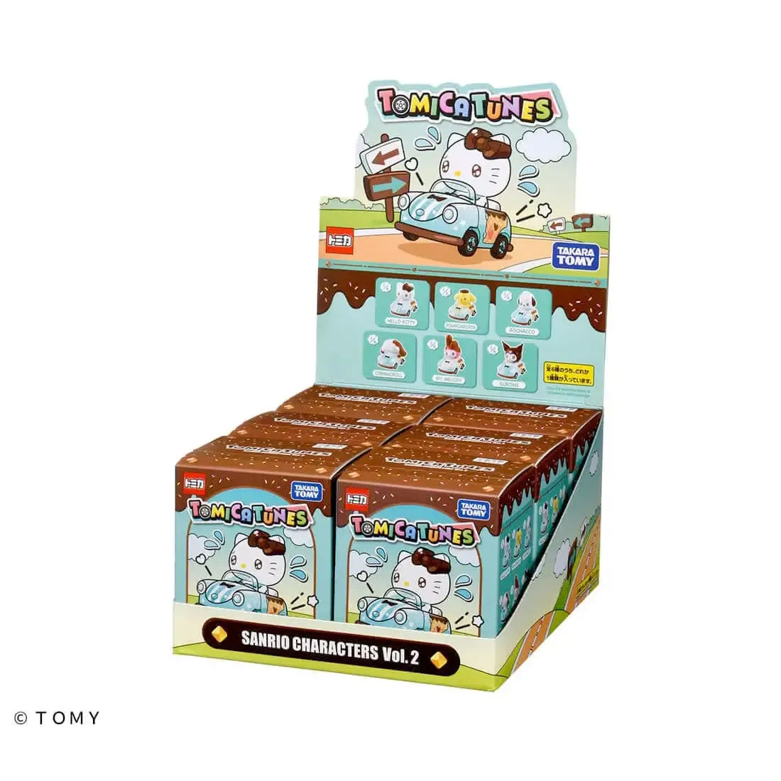 Tomica Tunes Sanrio Characters Vol.2 Collectible Mini Figure Blind Box