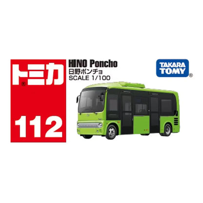 TOMICA Regular No.112 HINO Poncho | Takara Tomy Diecast Bus
