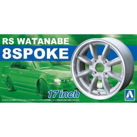 1/24 RS WATANABE 8 SPOKE 17 -inches