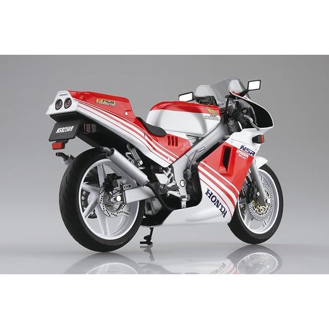 1/12 Diecast Honda NSR250R '88 Fighting (Red/Ross White)