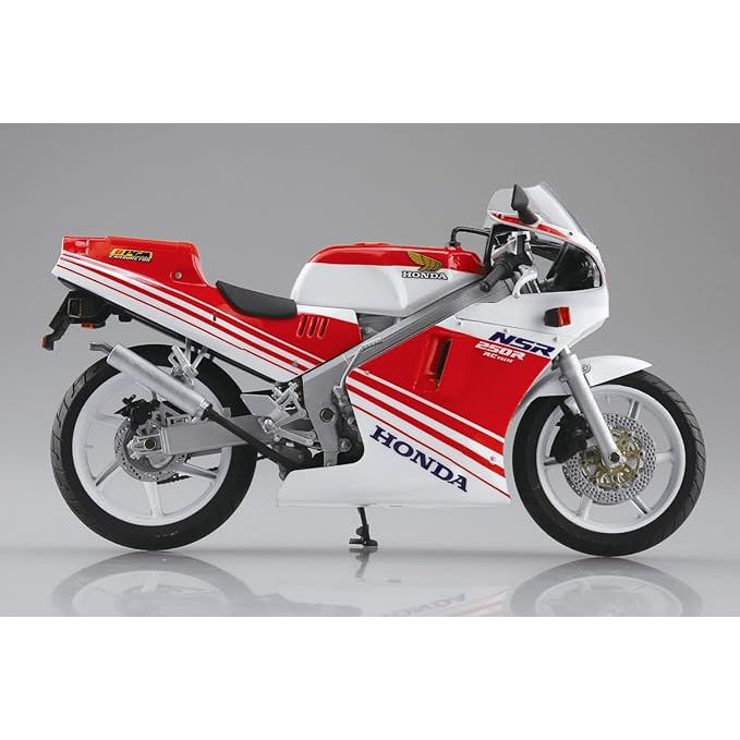 1/12 Diecast Honda NSR250R '88 Fighting (Red/Ross White)