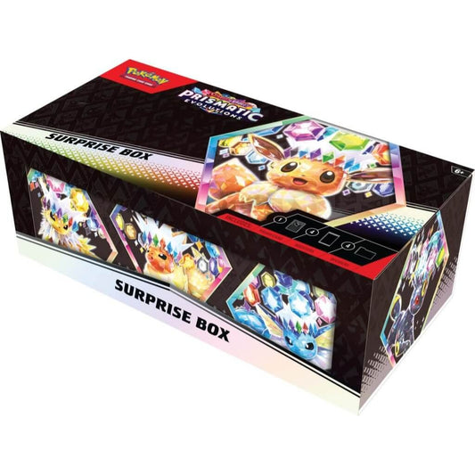 POKÉMON TCG Scarlet & Violet 8.5 Prismatic Evolutions Surprise Box