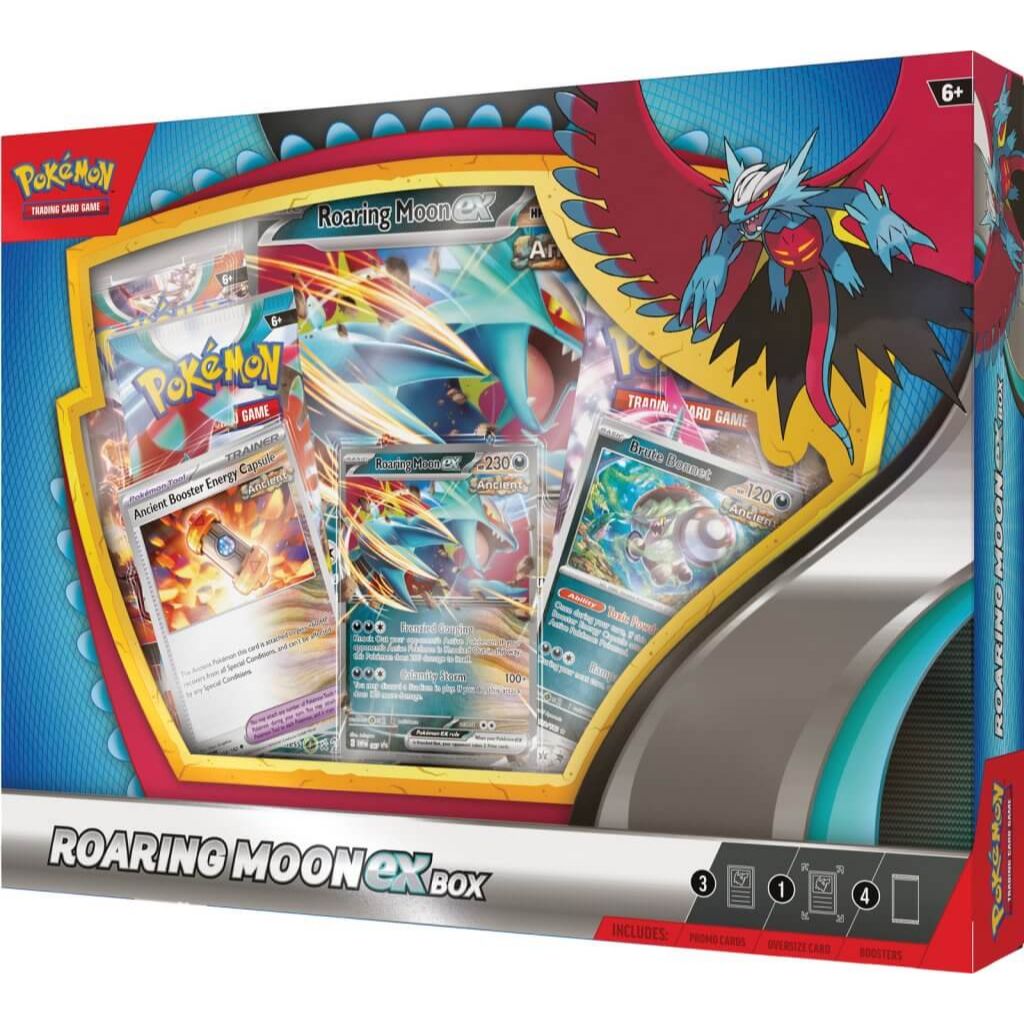 POKÉMON TCG Roaring Moon/ Iron Valiant ex Box
