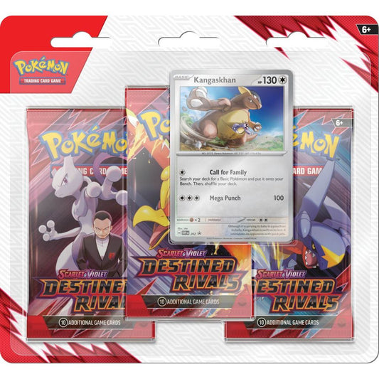  Pokemon TCG Scarlet & Violet Destined Rivals Three booster blister