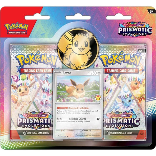 POKÉMON TCG Scarlet & Violet 8.5 Prismatic Evolutions 2-PK Blister