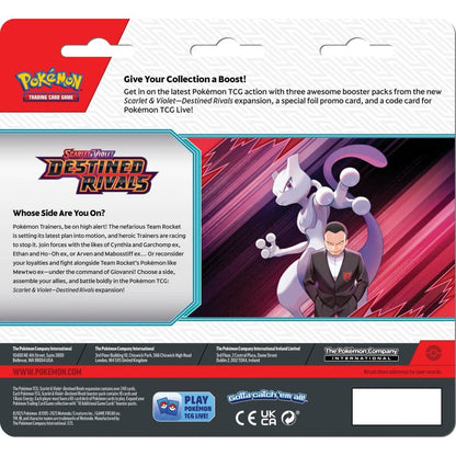  Pokemon TCG Scarlet & Violet Destined Rivals Three booster blister