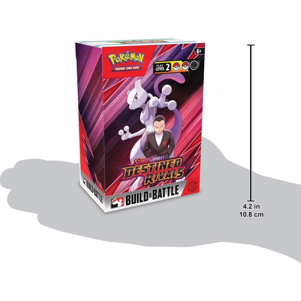  Pokemon TCG Scarlet & Violet Destined Rivals Build & Battle Box