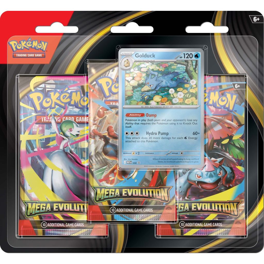 Pokémon TCG: Mega Evolution Three Booster Blister