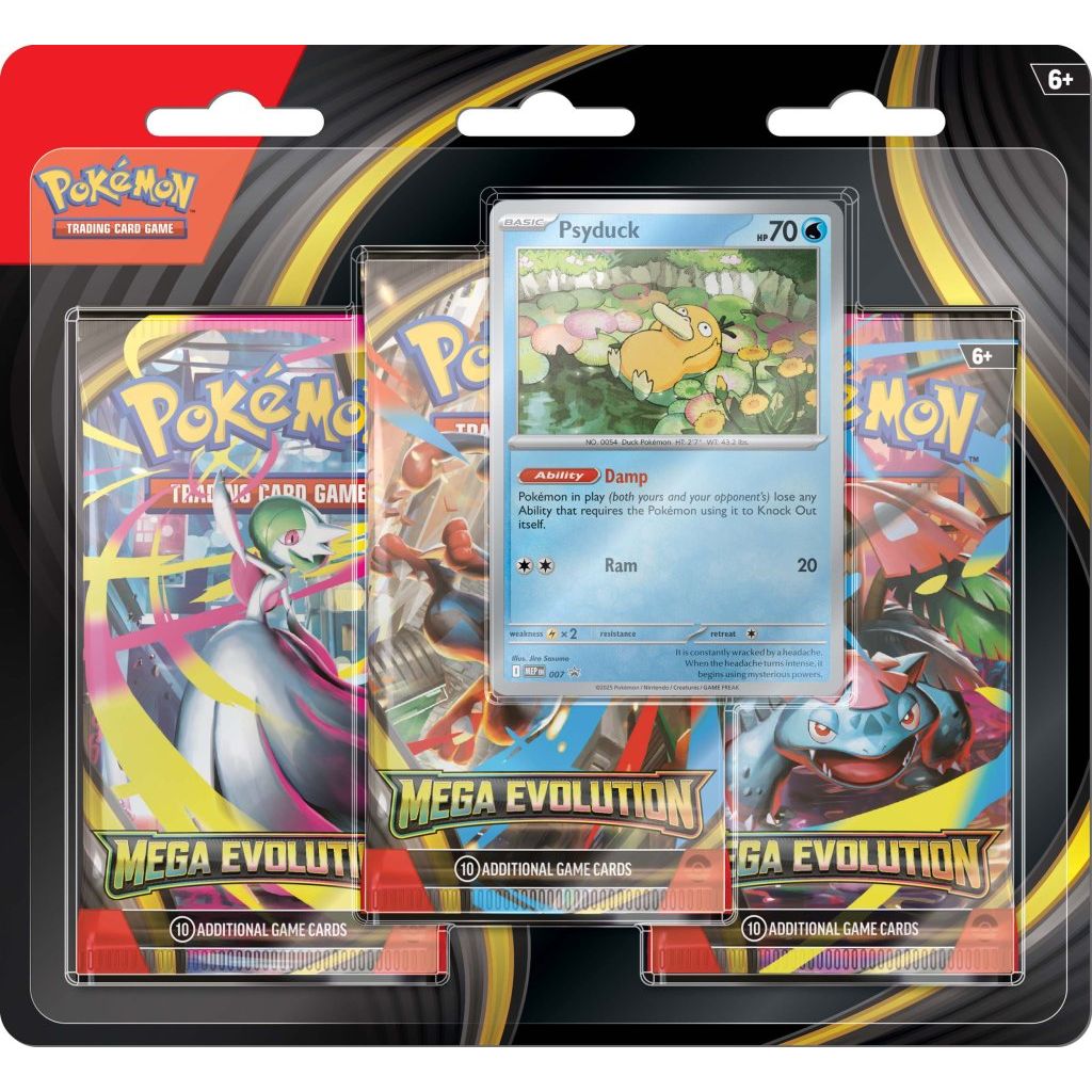 Pokémon TCG: Mega Evolution Three Booster Blister