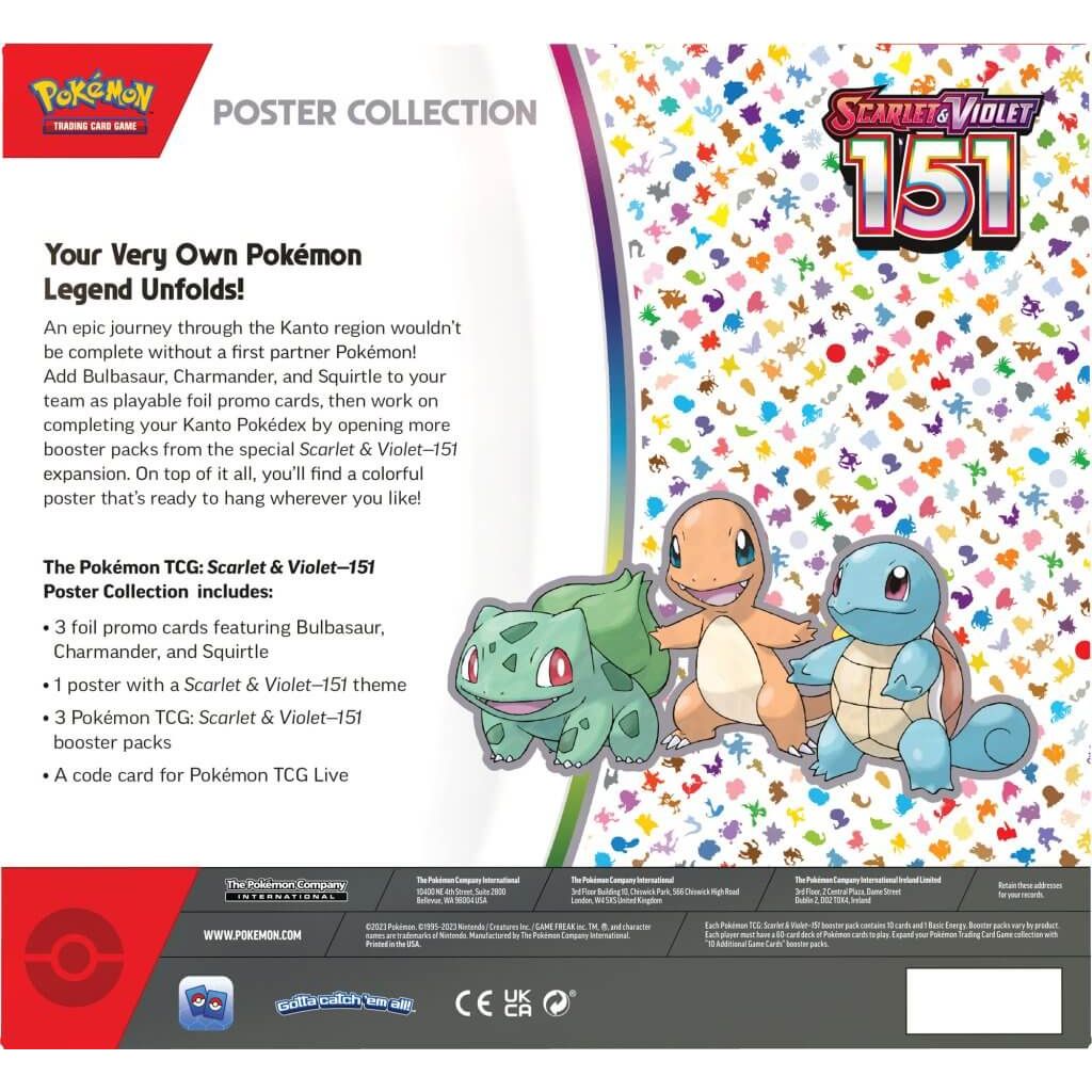 POKÉMON TCG Scarlet & Violet 151 Poster Collection