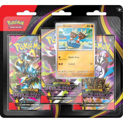 Pokémon TCG: Mega Evolution—Pitch Black Three-Booster Blister