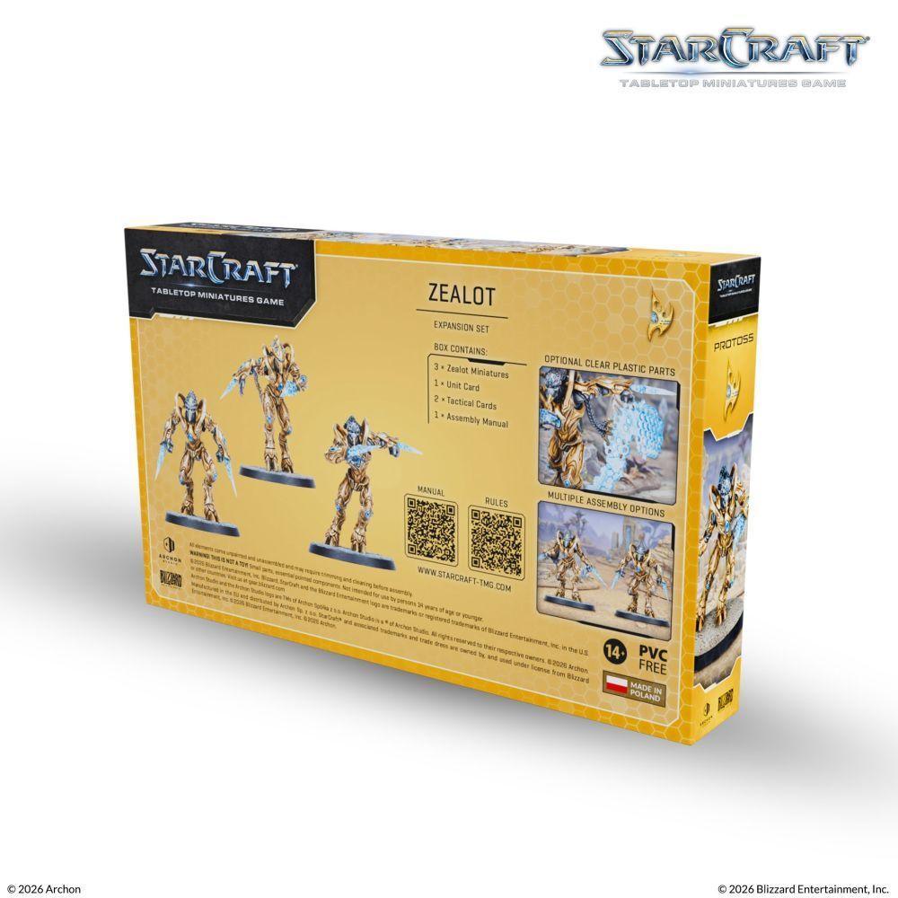 [PRE-ORDER] StarCraft Miniatures Game – Protoss Zealot Expansion Set