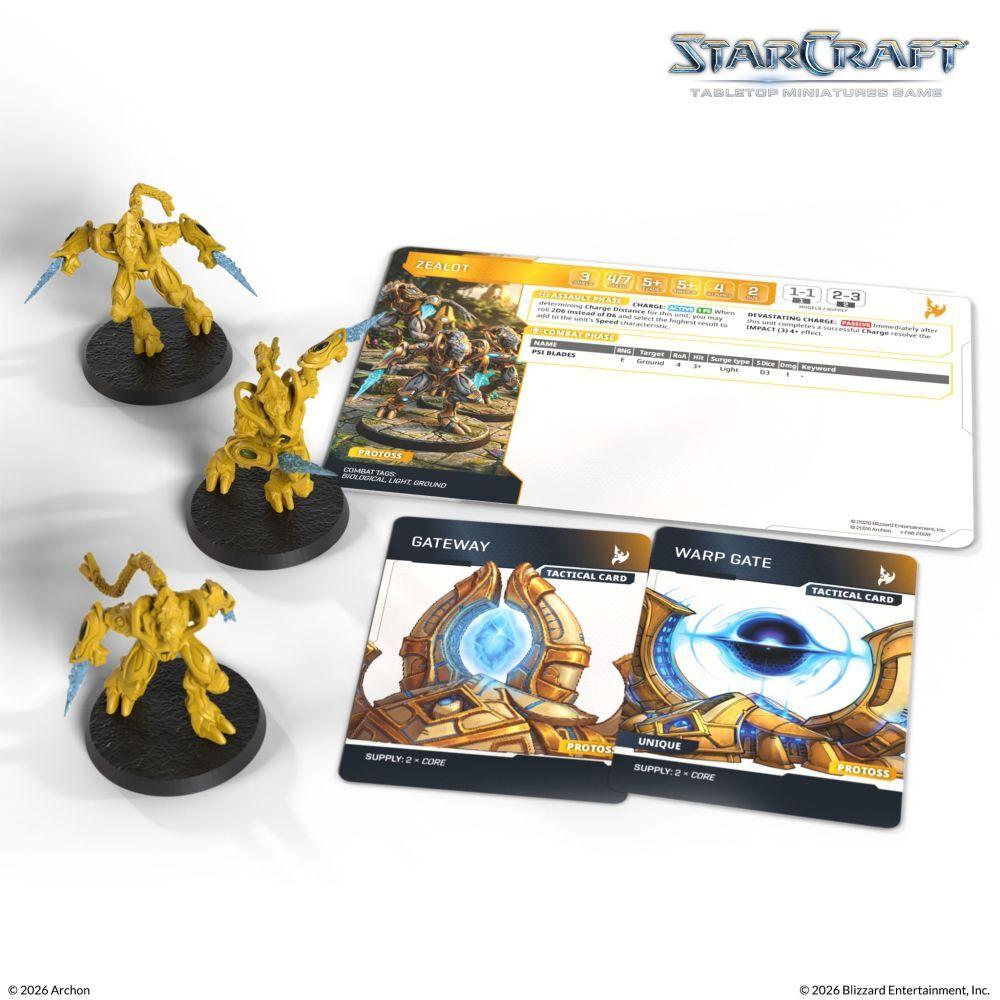 StarCraft Miniatures Game – Protoss Zealot Expansion Set
